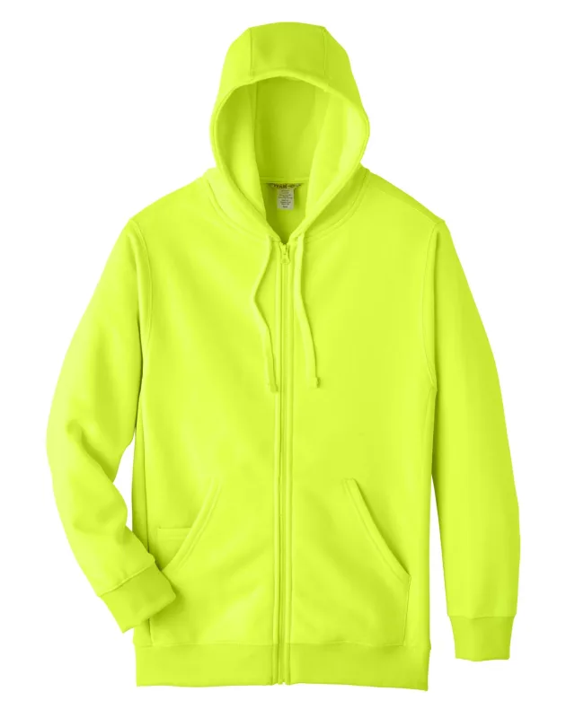 Team 365 Men's Zone HydroSport Heavyweight Full-Zip Hooded Sweatshirt — view 3