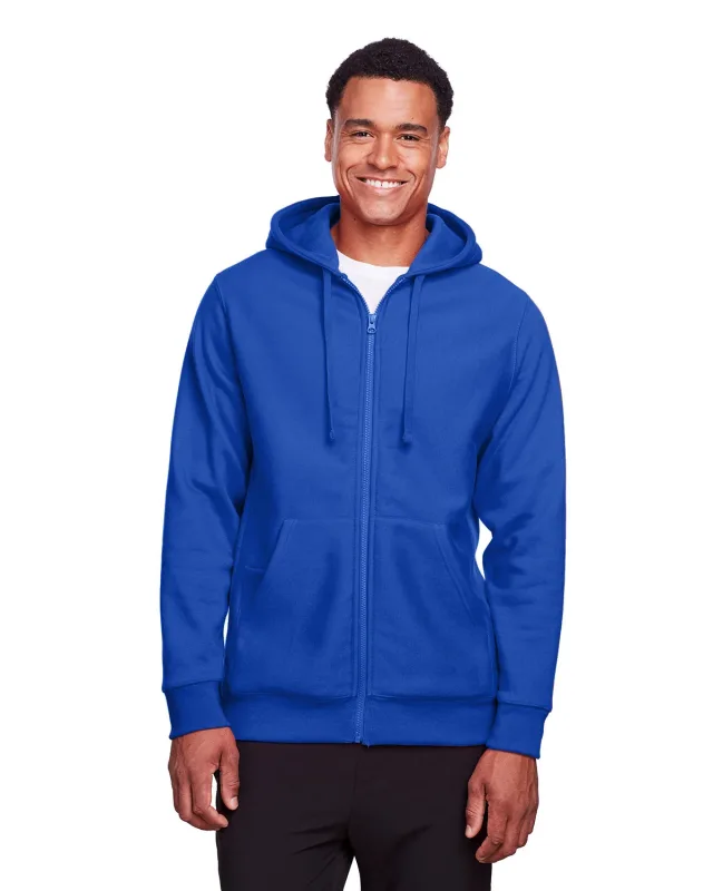 Team 365 Men's Zone HydroSport Heavyweight Full-Zip Hooded Sweatshirt — view 46