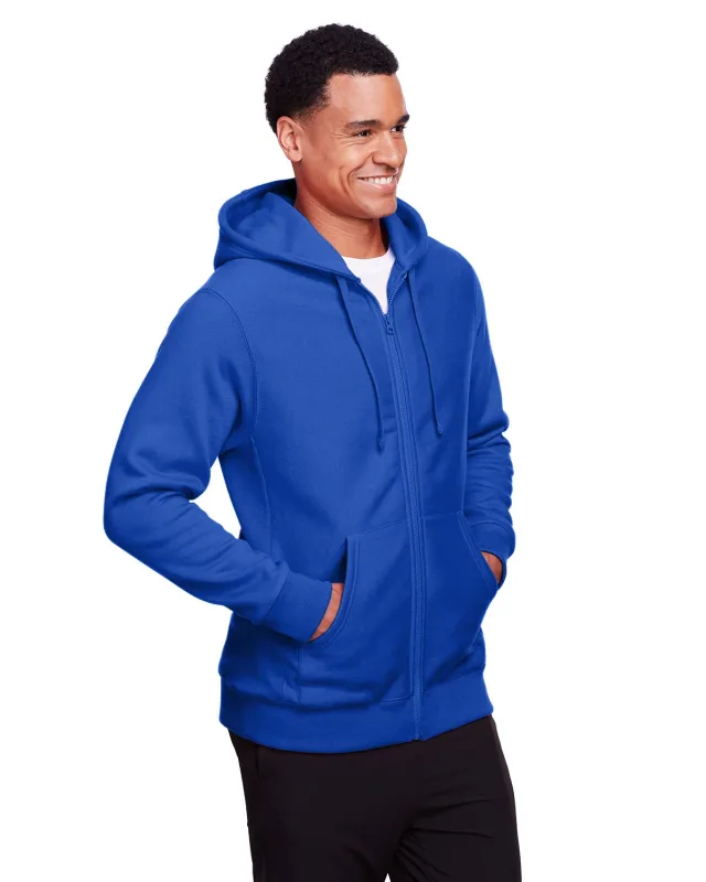 Team 365 Men's Zone HydroSport Heavyweight Full-Zip Hooded Sweatshirt — view 47