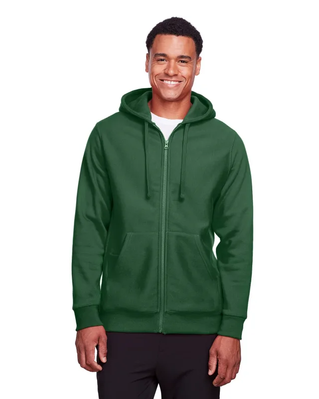 Team 365 Men's Zone HydroSport Heavyweight Full-Zip Hooded Sweatshirt — view 58