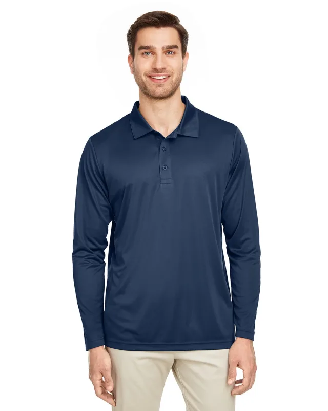 Team 365 Men's Zone Performance Long Sleeve Polo — view 14