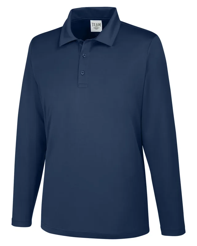 Team 365 Men's Zone Performance Long Sleeve Polo — view 16