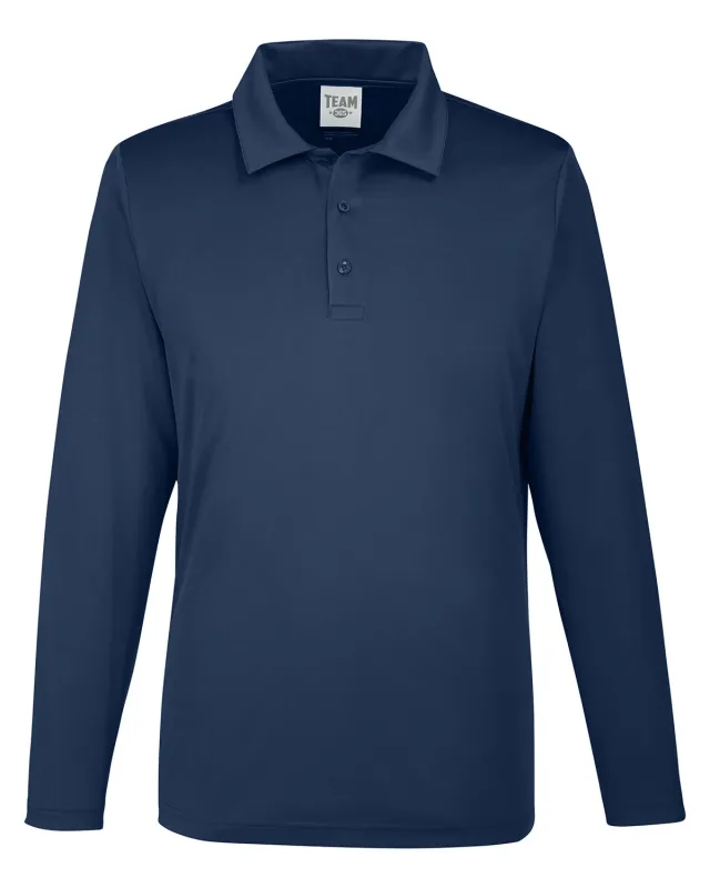 Team 365 Men's Zone Performance Long Sleeve Polo — view 18