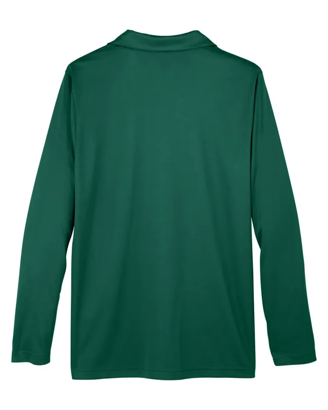 Team 365 Men's Zone Performance Long Sleeve Polo — view 22