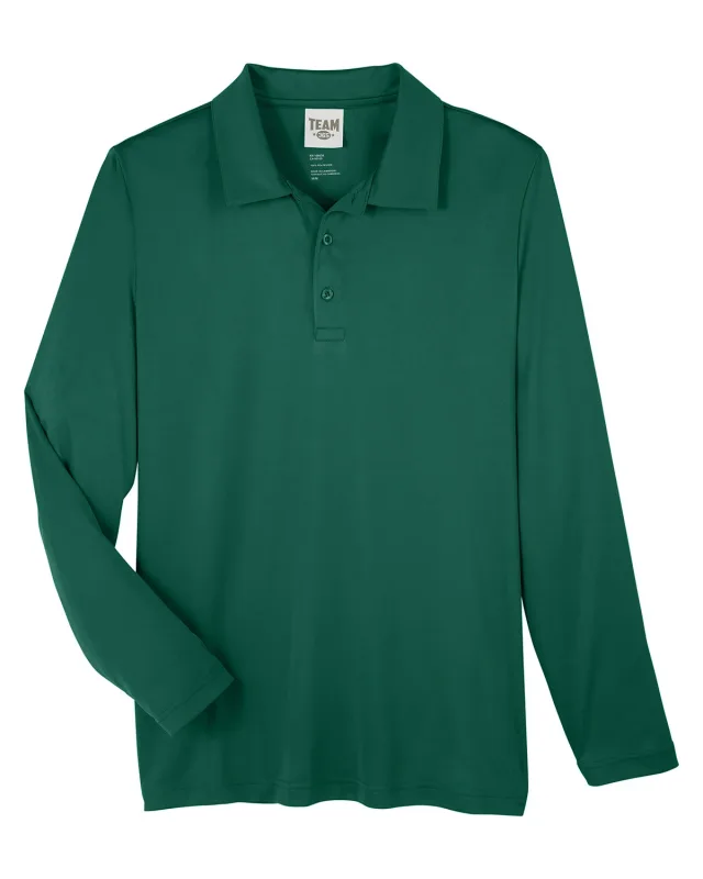Team 365 Men's Zone Performance Long Sleeve Polo — view 23