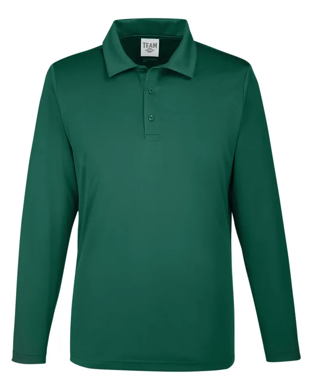Team 365 Men's Zone Performance Long Sleeve Polo — view 28