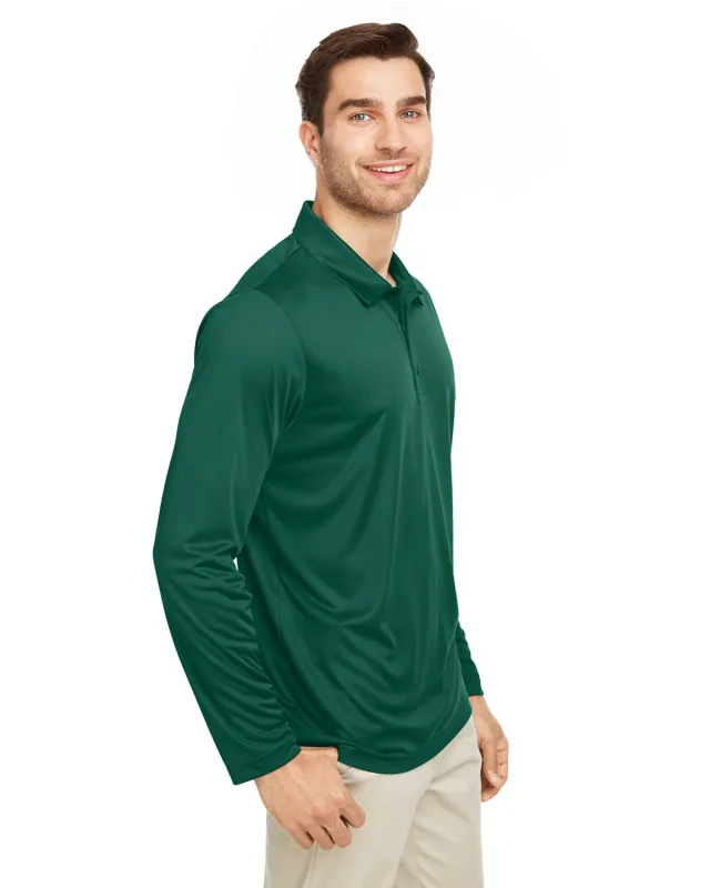 Team 365 Men's Zone Performance Long Sleeve Polo — view 29
