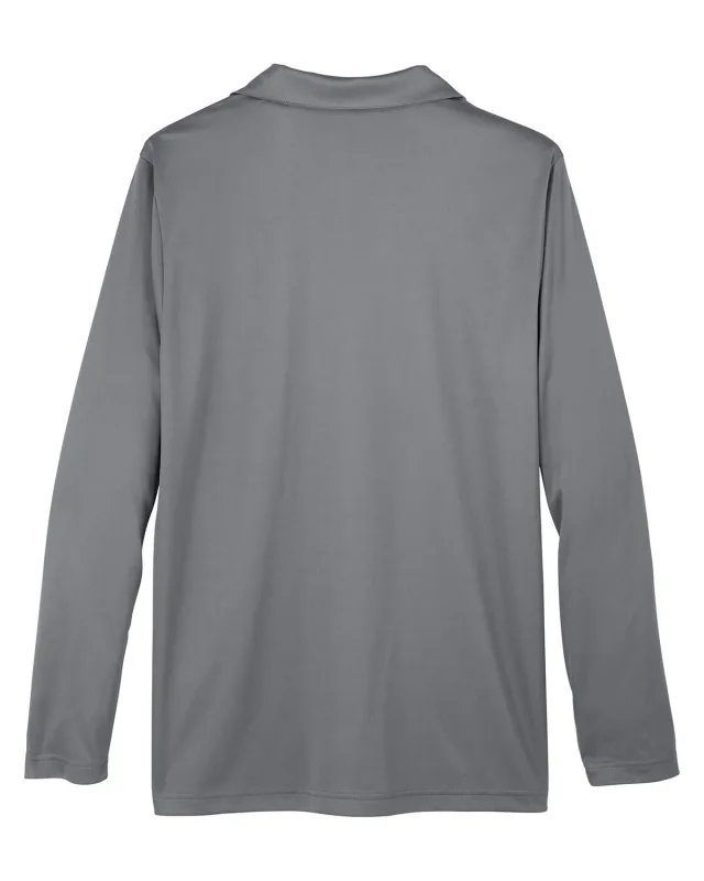 Team 365 Men's Zone Performance Long Sleeve Polo — view 32