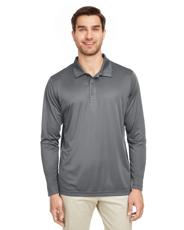 Team 365 Men's Zone Performance Long Sleeve Polo — view 34