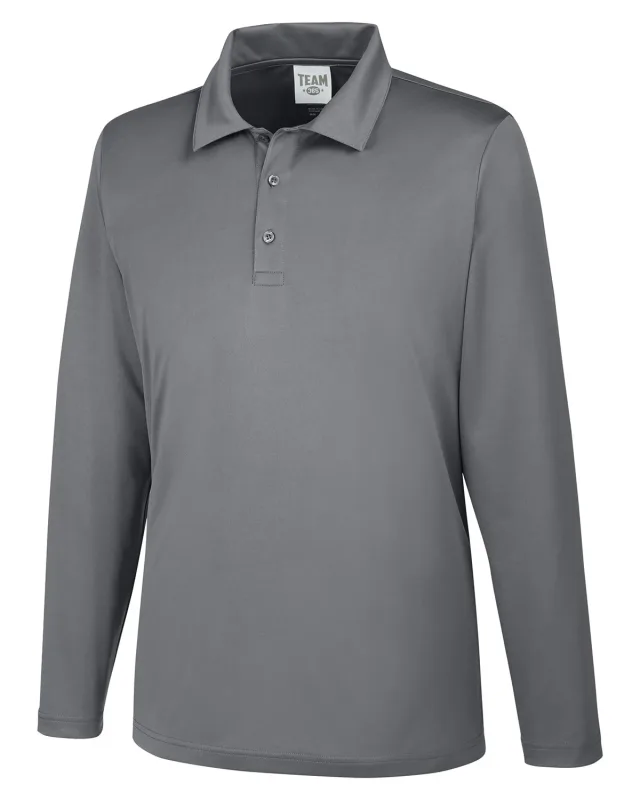 Team 365 Men's Zone Performance Long Sleeve Polo — view 36