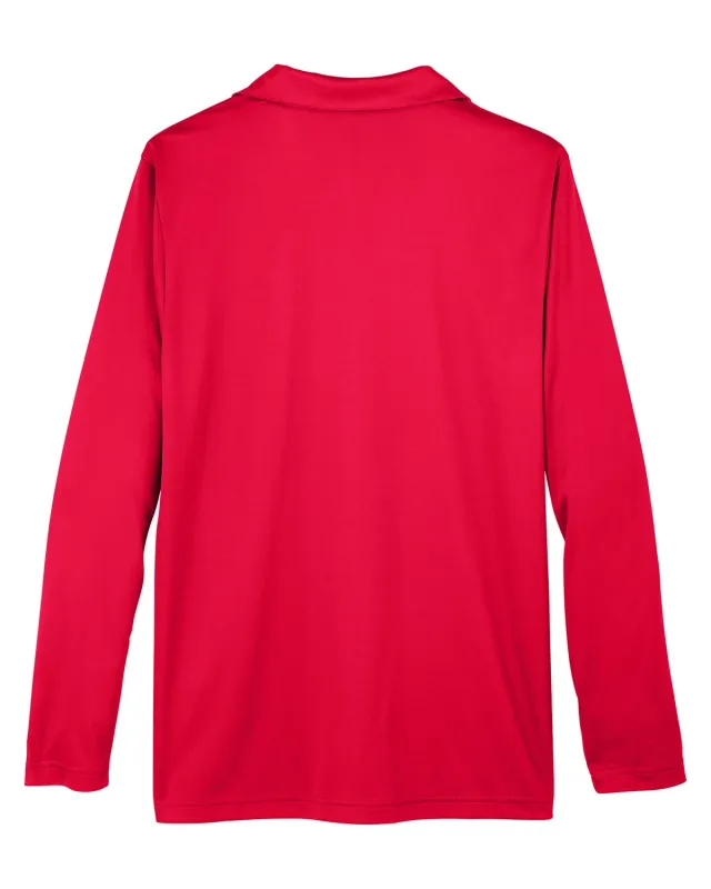 Team 365 Men's Zone Performance Long Sleeve Polo — view 42