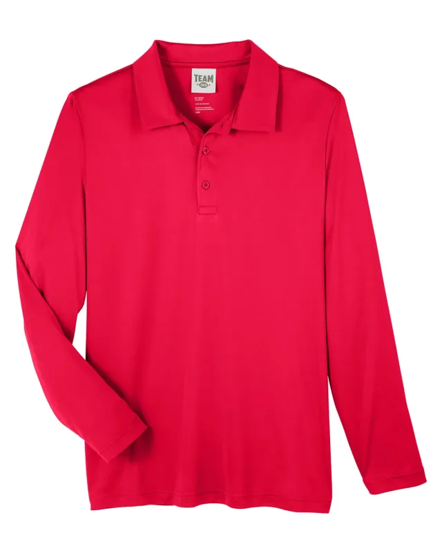 Team 365 Men's Zone Performance Long Sleeve Polo — view 43
