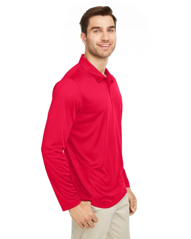 Team 365 Men's Zone Performance Long Sleeve Polo — view 49