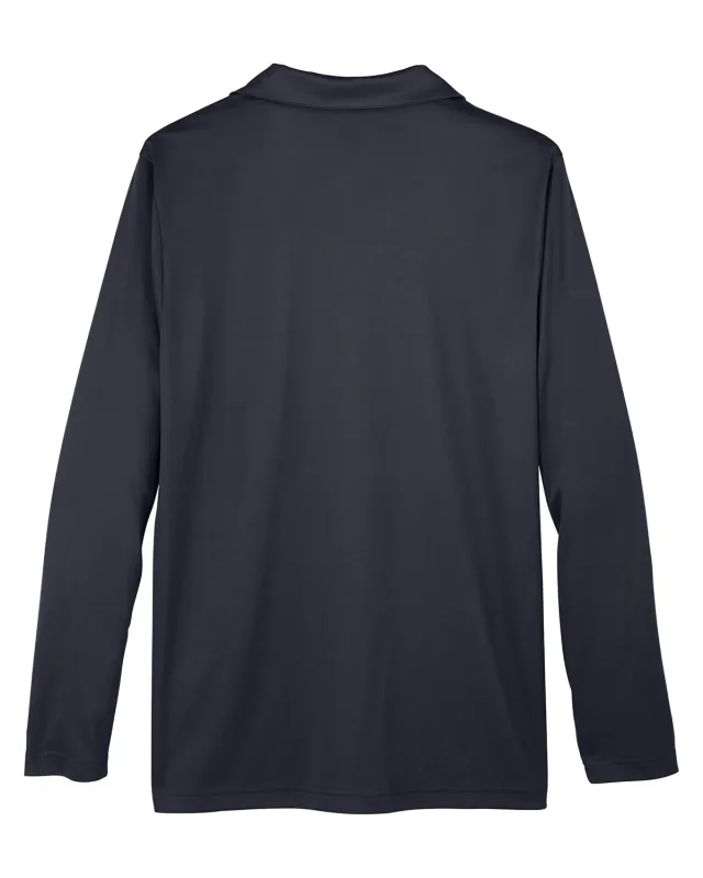 Team 365 Men's Zone Performance Long Sleeve Polo — view 5