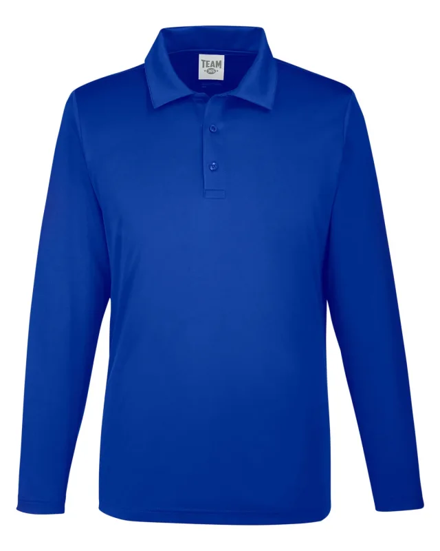 Team 365 Men's Zone Performance Long Sleeve Polo — view 58