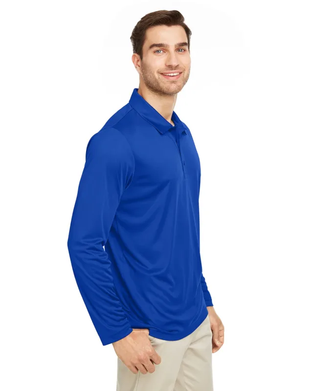 Team 365 Men's Zone Performance Long Sleeve Polo — view 59