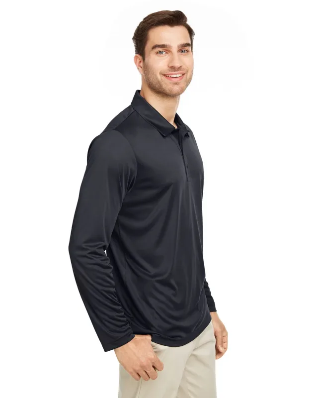 Team 365 Men's Zone Performance Long Sleeve Polo — view 9