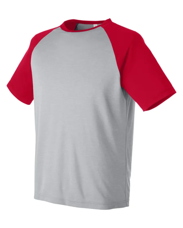 Team 365 Unisex Zone Colorblock Raglan T-Shirt — view 16