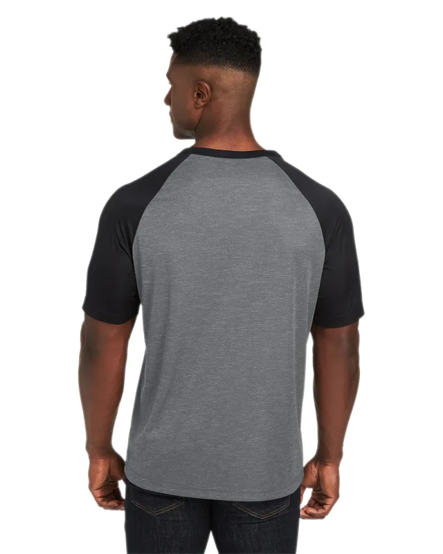 Team 365 Unisex Zone Colorblock Raglan T-Shirt — view 21