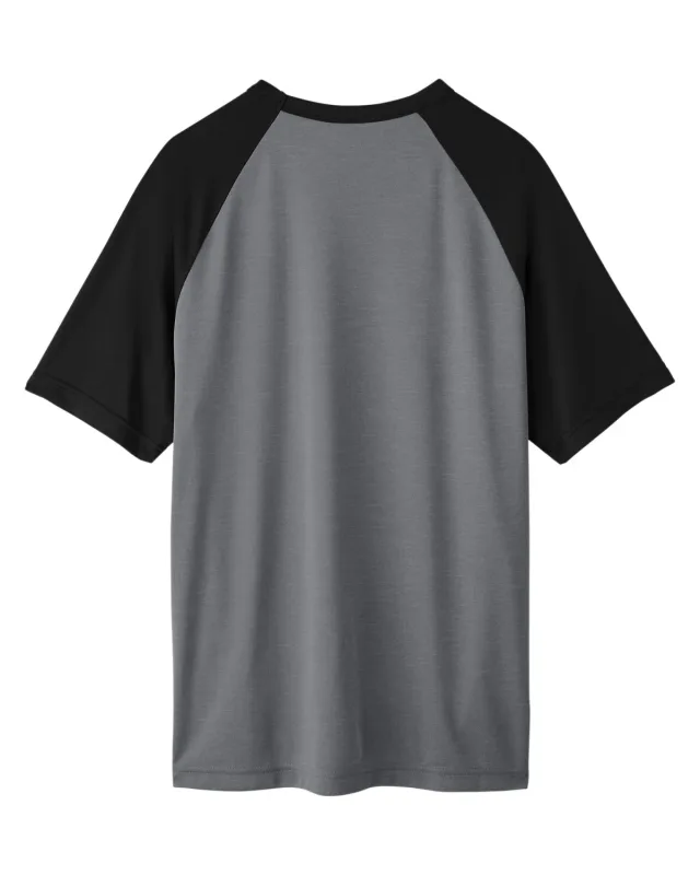 Team 365 Unisex Zone Colorblock Raglan T-Shirt — view 22