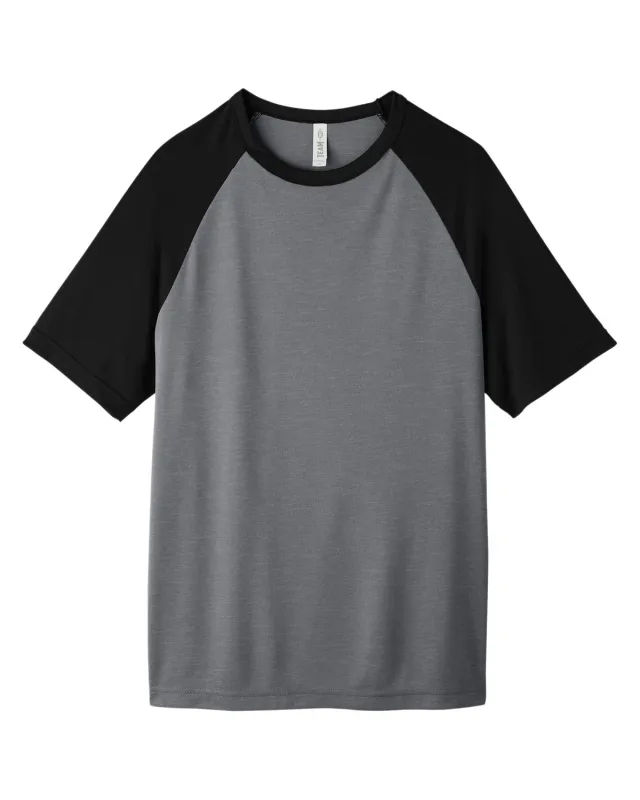 Team 365 Unisex Zone Colorblock Raglan T-Shirt — view 23