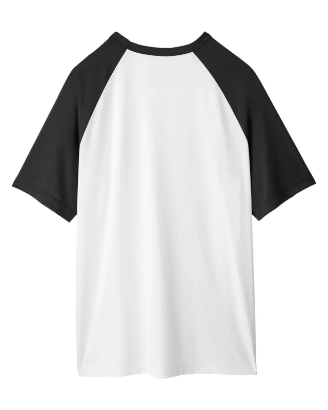 Team 365 Unisex Zone Colorblock Raglan T-Shirt — view 42