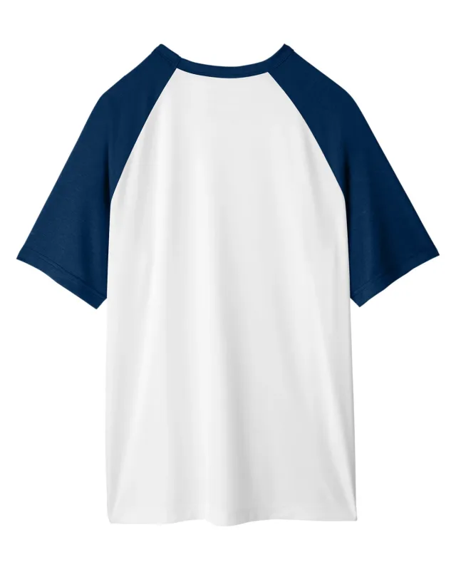 Team 365 Unisex Zone Colorblock Raglan T-Shirt — view 52