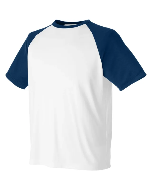 Team 365 Unisex Zone Colorblock Raglan T-Shirt — view 56