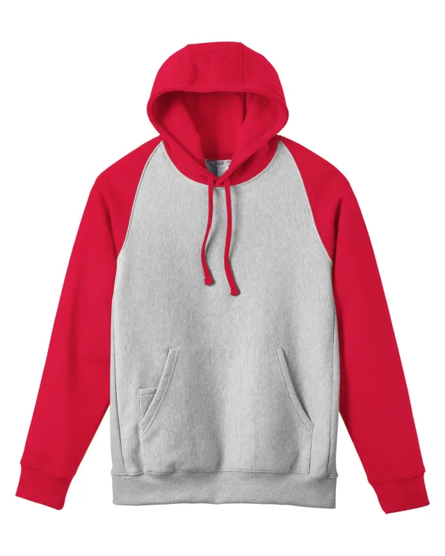 Team 365 Unisex Zone HydroSport Heavyweight Colorblock Hooded Sweatshirt — view 13