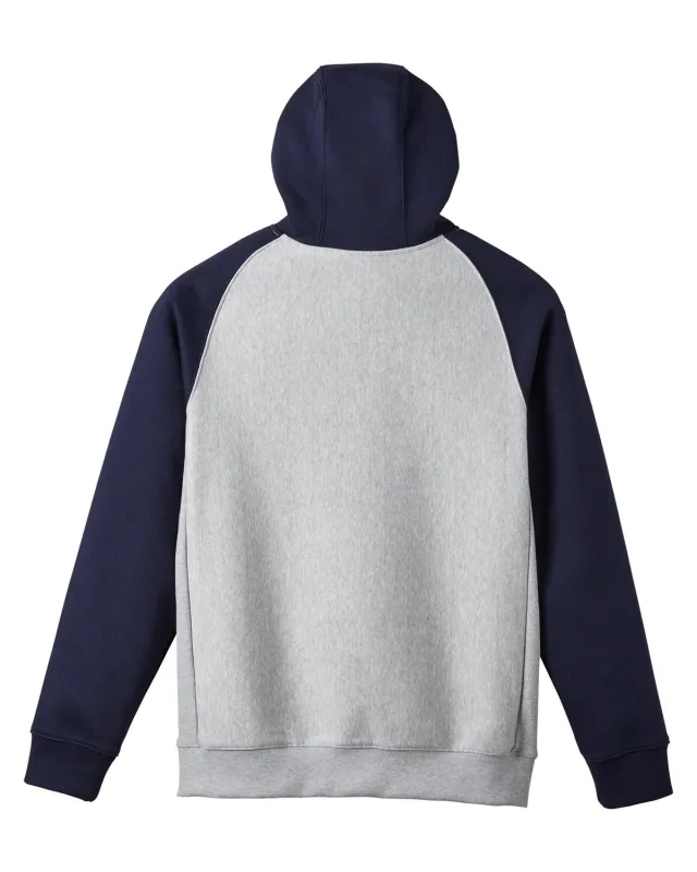 Team 365 Unisex Zone HydroSport Heavyweight Colorblock Hooded Sweatshirt — view 2