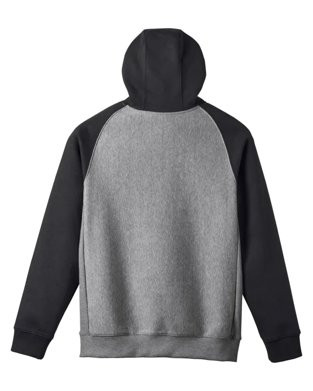 Team 365 Unisex Zone HydroSport Heavyweight Colorblock Hooded Sweatshirt — view 22