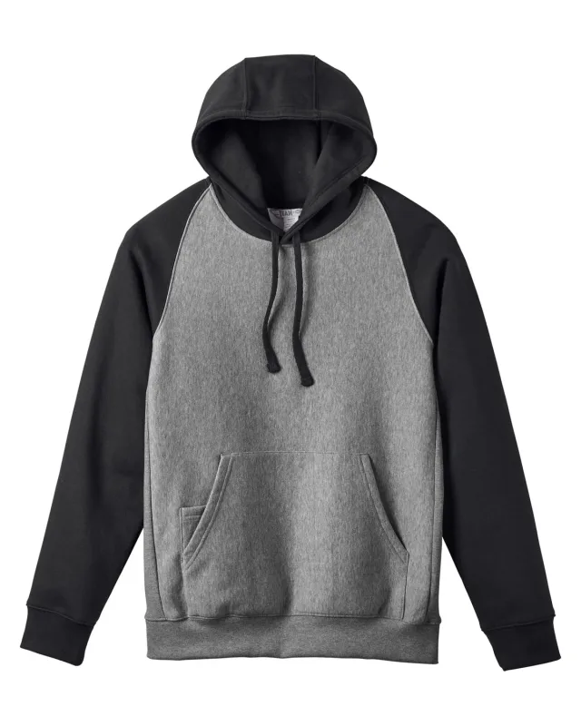Team 365 Unisex Zone HydroSport Heavyweight Colorblock Hooded Sweatshirt — view 23
