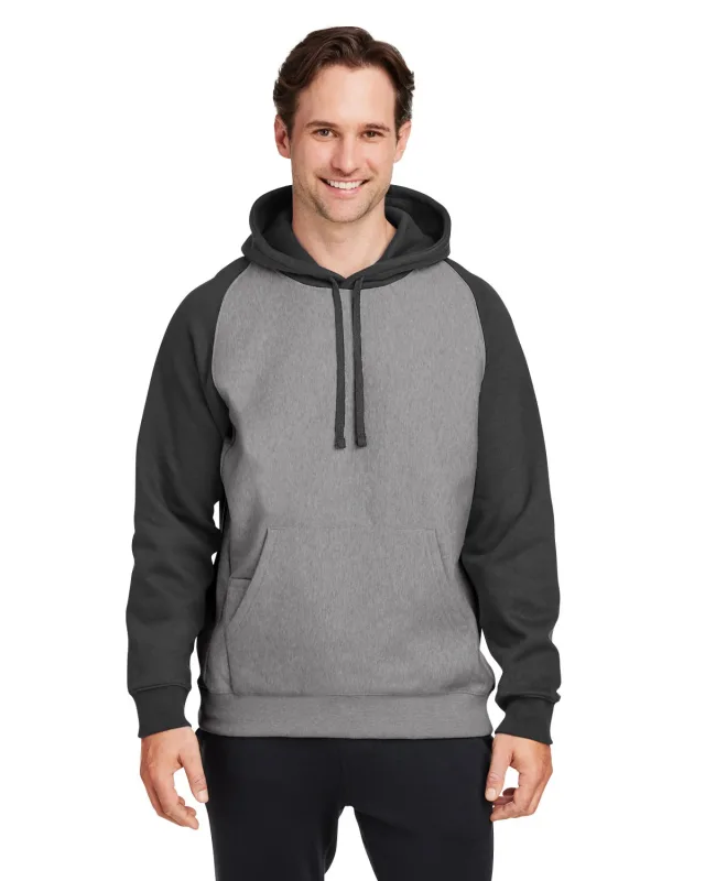 Team 365 Unisex Zone HydroSport Heavyweight Colorblock Hooded Sweatshirt — view 24