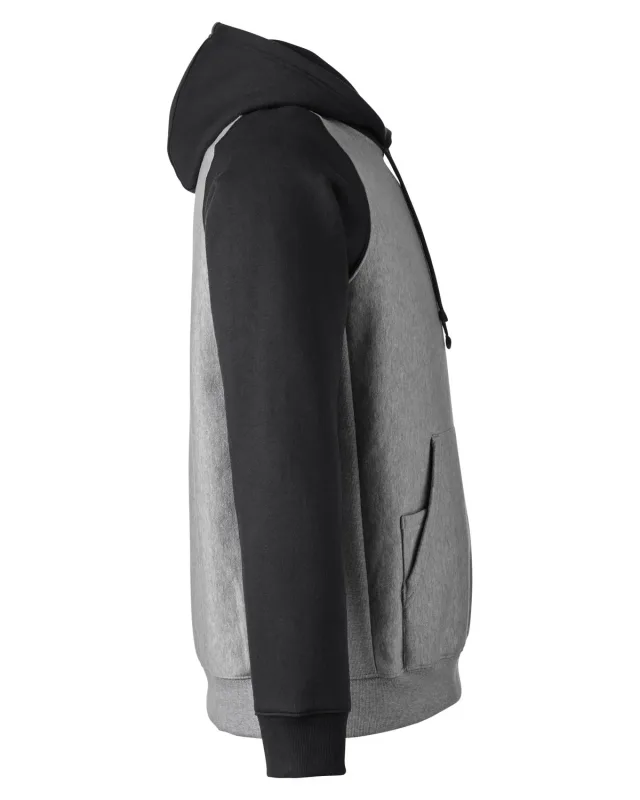 Team 365 Unisex Zone HydroSport Heavyweight Colorblock Hooded Sweatshirt — view 27