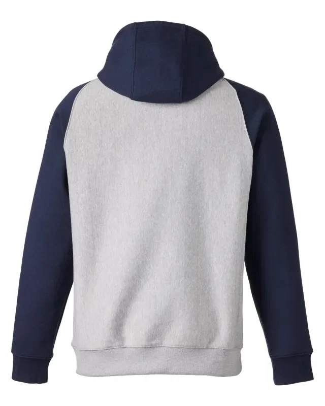 Team 365 Unisex Zone HydroSport Heavyweight Colorblock Hooded Sweatshirt — view 5