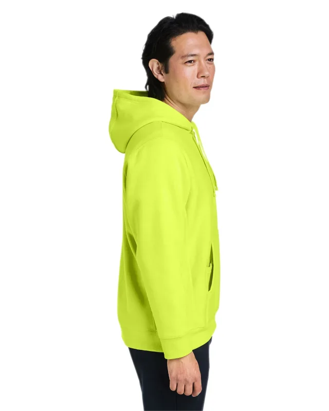 Team 365 Unisex Zone HydroSport  Heavyweight Quarter-Zip Hooded Sweatshirt — view 10