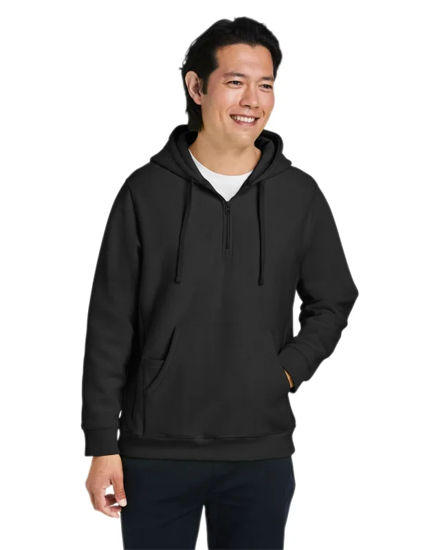 Team 365 Unisex Zone HydroSport  Heavyweight Quarter-Zip Hooded Sweatshirt — view 14