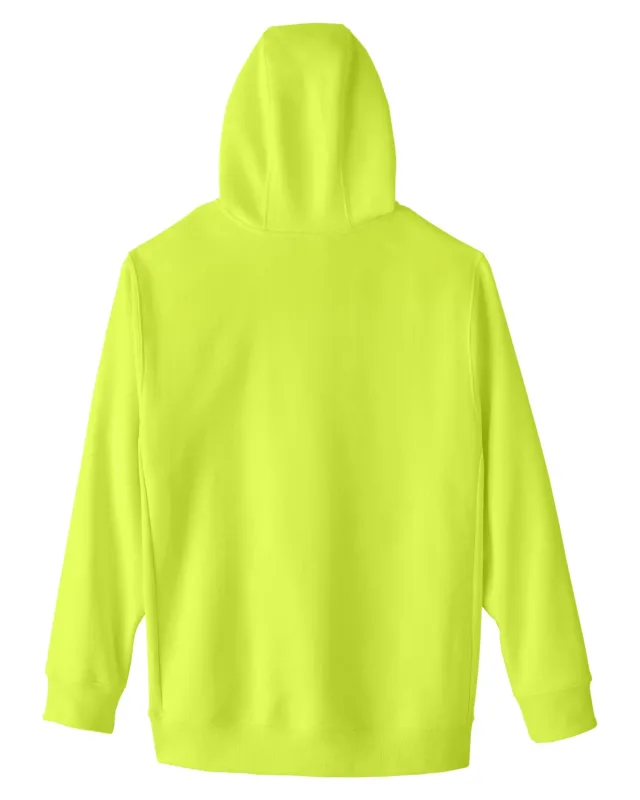 Team 365 Unisex Zone HydroSport  Heavyweight Quarter-Zip Hooded Sweatshirt — view 2