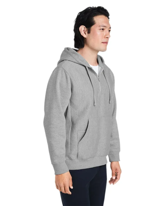 Team 365 Unisex Zone HydroSport  Heavyweight Quarter-Zip Hooded Sweatshirt — view 29