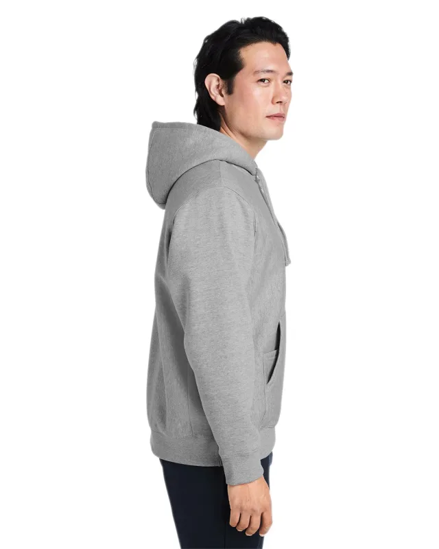 Team 365 Unisex Zone HydroSport  Heavyweight Quarter-Zip Hooded Sweatshirt — view 30