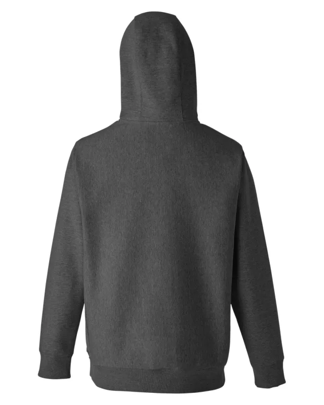 Team 365 Unisex Zone HydroSport  Heavyweight Quarter-Zip Hooded Sweatshirt — view 35