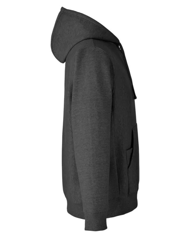 Team 365 Unisex Zone HydroSport  Heavyweight Quarter-Zip Hooded Sweatshirt — view 37