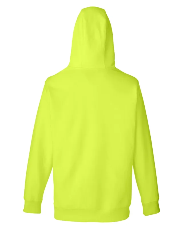 Team 365 Unisex Zone HydroSport  Heavyweight Quarter-Zip Hooded Sweatshirt — view 5