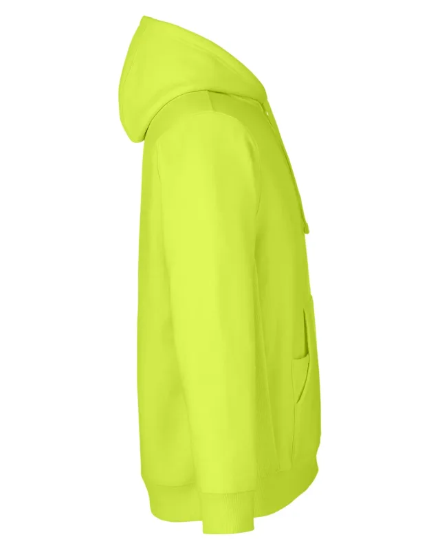 Team 365 Unisex Zone HydroSport  Heavyweight Quarter-Zip Hooded Sweatshirt — view 7