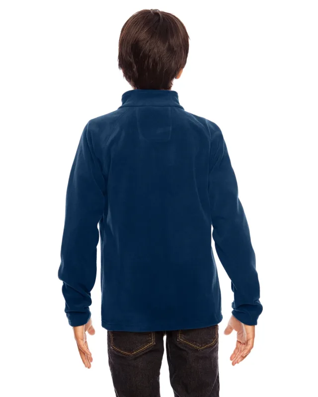 Team 365 Youth Campus Microfleece Jacket — view 19