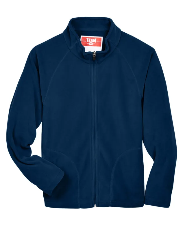 Team 365 Youth Campus Microfleece Jacket — view 21