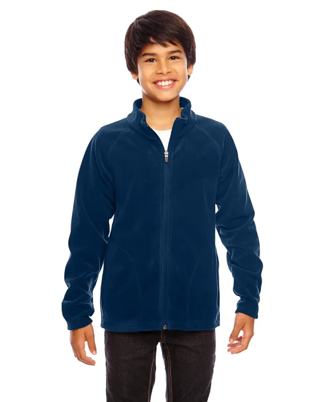 Team 365 Youth Campus Microfleece Jacket — view 22