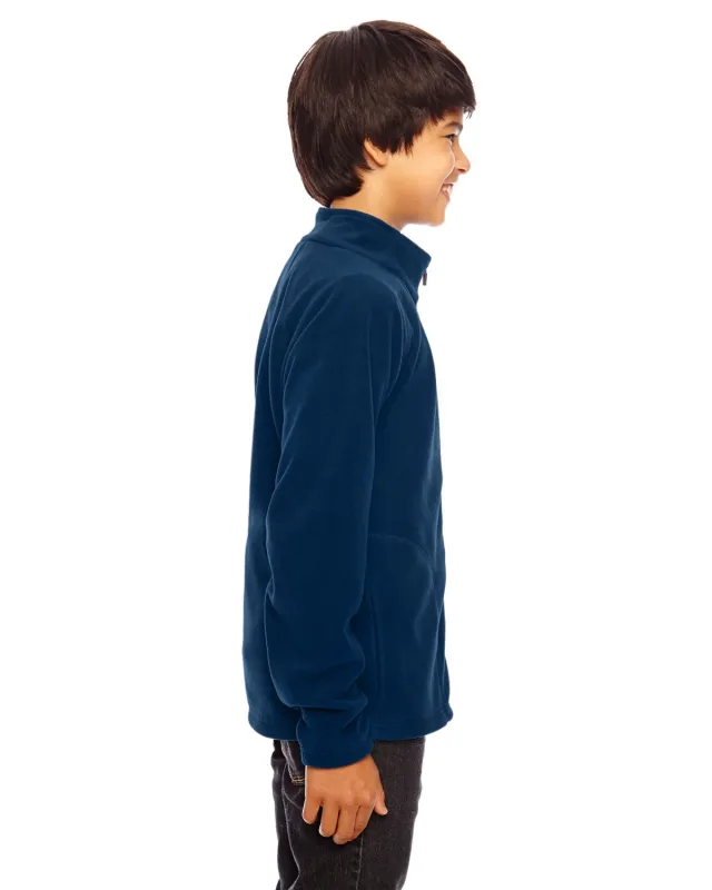 Team 365 Youth Campus Microfleece Jacket — view 24