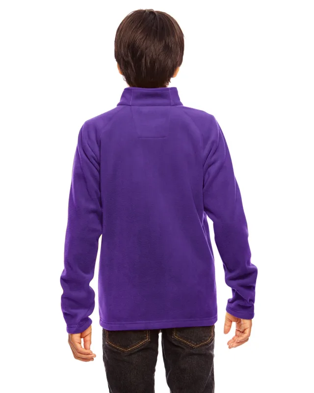 Team 365 Youth Campus Microfleece Jacket — view 25