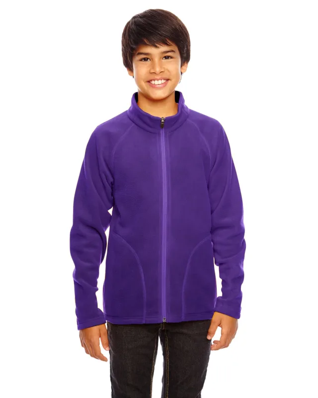 Team 365 Youth Campus Microfleece Jacket — view 28